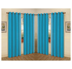 Semi-Sheer Faux Silk 84" Curtain Panels (4-Pack) product image