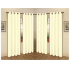 Semi-Sheer Faux Silk 84" Curtain Panels (4-Pack) product image