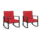 Rattan Cushioned Rocking Chairs (Set of 2) product image