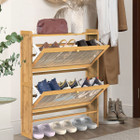 NewHome™ 2-Tier Bamboo Shoe Cabinet (2 Sizes) product image