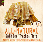 The Treat Shack® 6-Inch Split Beef Trachea Flats Dog Treats product image