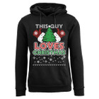 Men's Funny Ugly Holiday Pull Over Hoodie product image