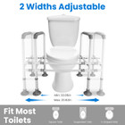 NewHome™ Adjustable Safety Rails for Toilets product image