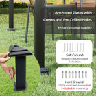 10' x 10' Outdoor Pergola with Retractable Canopy  product image