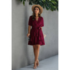 Women's Ruffle Romance Wrap Dress product image