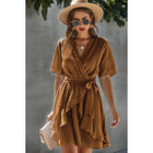Women's Ruffle Romance Wrap Dress product image