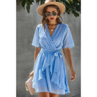 Women's Ruffle Romance Wrap Dress product image