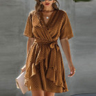 Women's Ruffle Romance Wrap Dress product image