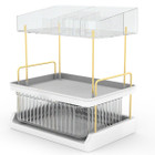 3-Tier Transparent Vanity Storage Organizer product image