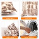 Decorative Faux Fur Throw Pillows with Inserts by Cheer Collection™ (Set of 2) product image