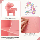 Child's 3-Shelf Unicorn Bookcase and Toy Storage  product image