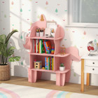 Child's 3-Shelf Unicorn Bookcase and Toy Storage  product image