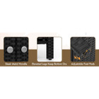 Rattan Storage Cabinet with Acacia Wood Countertop product image