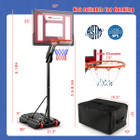 Adjustable Basketball Hoop with Wheels product image
