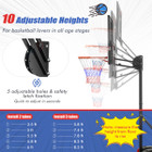 Adjustable Basketball Hoop with Wheels product image