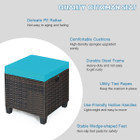 Rattan Cushioned Ottoman (2-Pack) product image
