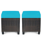 Rattan Cushioned Ottoman (2-Pack) product image
