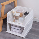 Plastic Stacking Collapsible Storage Box (4-Pack) product image