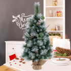 3-Foot Artificial Christmas Tree with 98 Branch Tips (1 or 2-Pack) product image