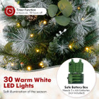 3-Foot Artificial Christmas Tree with 98 Branch Tips (1 or 2-Pack) product image