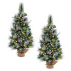 3-Foot Artificial Christmas Tree with 98 Branch Tips (1 or 2-Pack) product image