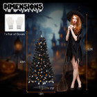 4.5-foot Artificial Tree with 65 Pumpkin and Ghost Decorations product image