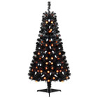4.5-foot Artificial Tree with 65 Pumpkin and Ghost Decorations product image