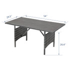 54-Inch Wicker Outdoor Dining Table product image
