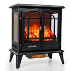 25-Inch Freestanding Electric Fireplace Heater with Flame Effect product image
