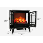 25-Inch Freestanding Electric Fireplace Heater with Flame Effect product image