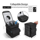 1.8 + 2.8-Gallon Car Trash Cans with Lid & Storage Pockets product image