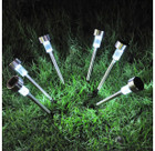 Stainless Steel Outdoor LED Solar Powered Path Lights (10-Pack) product image