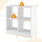 4-Cube Wooden Open Storage Bookshelf  product image