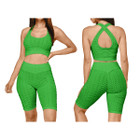 Women's 2-Piece Fashionable High-Waist Textured Workout Set product image