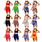 Women's 2-Piece Fashionable High-Waist Textured Workout Set product image