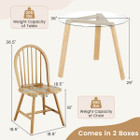 3-Piece Round Table Dining Set With Chairs product image