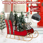 23" Christmas Santa Sleigh with 2-Tier Shelf product image