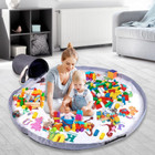 Toy Organizer and Storage Basket with Large Baby Play Mat product image