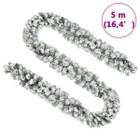 Christmas Garland with Flocked Snow Green 16 ft PVC product image