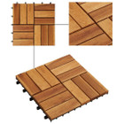 Decking Tiles 11.8"x11.8" Acacia Set of 20 product image
