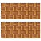 Decking Tiles 11.8"x11.8" Acacia Set of 20 product image