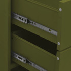 Chest of Drawers Olive Green 31.5"x13.8"x40" Steel product image