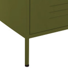 Chest of Drawers Olive Green 31.5"x13.8"x40" Steel product image