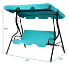 Blue 3-Seat Cushioned Canopy Glider Swing  product image