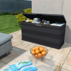 Patio Storage Box Black 46.1"x17.7"x22" product image