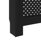 Radiator Cover Black 59.8"x7.5"x32.1" MDF product image