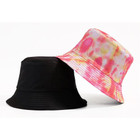 Unisex Reversible Tie-Dye Solid Bucket Hat product image