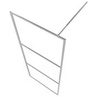 Walk-in Shower Wall with Whole Frosted ESG Glass 45.3"x76.8" product image