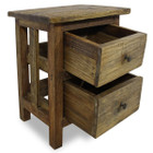 Nightstand Solid Mahogany Wood 15.7"x11.8"x20.1" product image