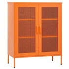 Storage Cabinet Orange 31.5"x13.8"x40" Steel product image